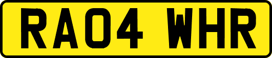 RA04WHR