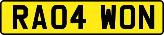 RA04WON