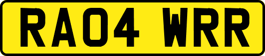RA04WRR