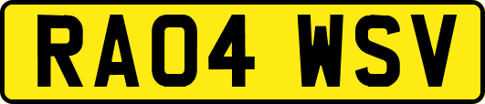 RA04WSV