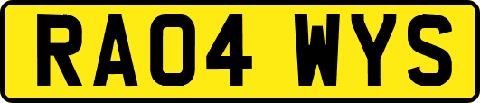 RA04WYS