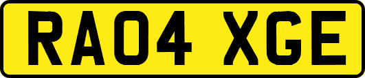 RA04XGE