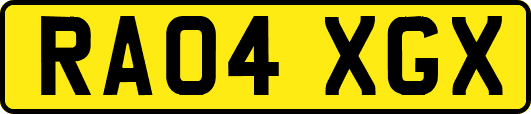 RA04XGX