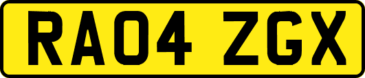 RA04ZGX