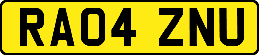 RA04ZNU