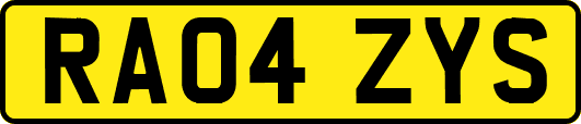RA04ZYS