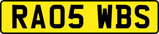 RA05WBS