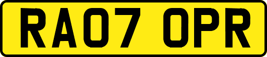 RA07OPR