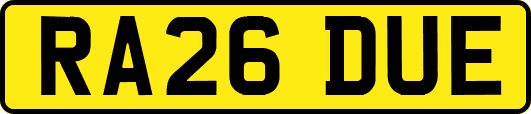 RA26DUE