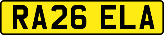 RA26ELA