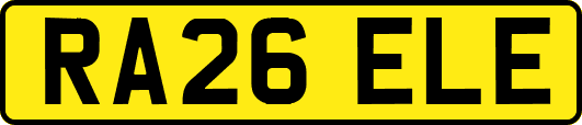 RA26ELE
