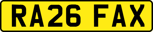 RA26FAX