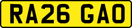 RA26GAO