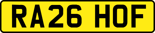 RA26HOF