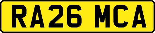 RA26MCA