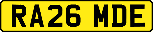 RA26MDE