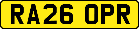 RA26OPR
