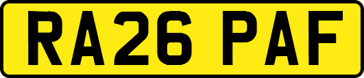 RA26PAF