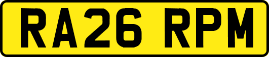 RA26RPM