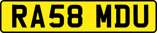 RA58MDU