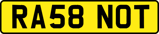RA58NOT