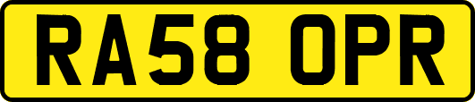 RA58OPR