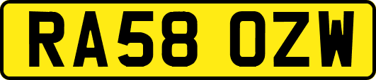 RA58OZW