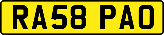 RA58PAO