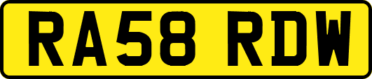 RA58RDW