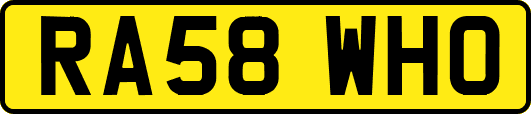 RA58WHO