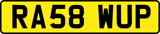 RA58WUP