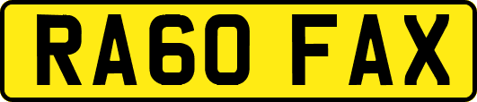 RA60FAX