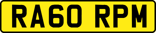RA60RPM