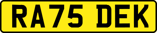 RA75DEK