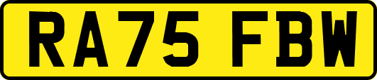RA75FBW