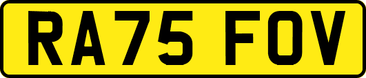 RA75FOV