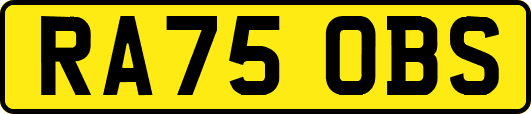 RA75OBS