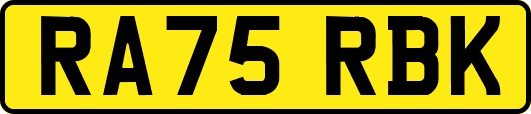 RA75RBK