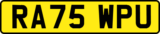 RA75WPU