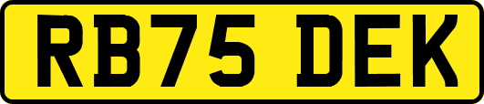 RB75DEK