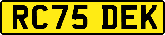 RC75DEK