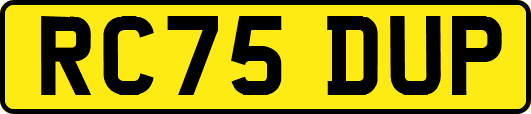 RC75DUP