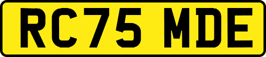 RC75MDE