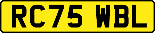 RC75WBL