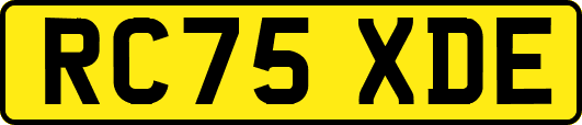 RC75XDE