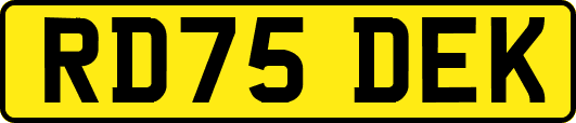 RD75DEK