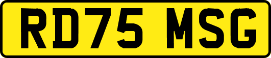 RD75MSG