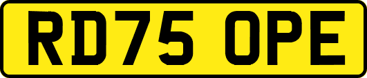 RD75OPE
