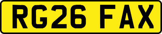 RG26FAX