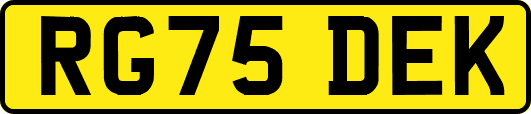 RG75DEK